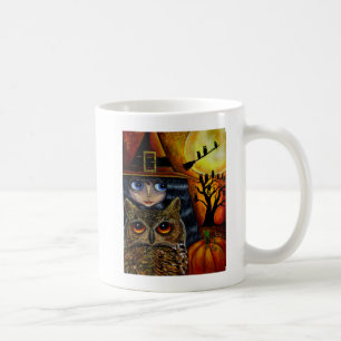 Mug Gros Oeil Halloween sorcière fille Grand Cheval Ch