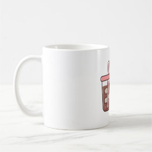 Mug Gros Panda Mignon Enlaçant un Café Glacé