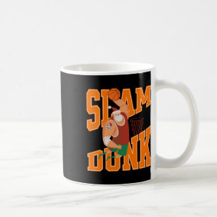 Mug Gros Père Noël Slam Dunk Basketball Noël