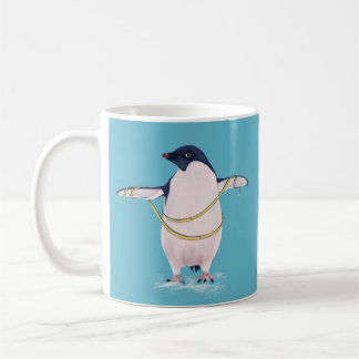 Mug Gros pingouin drôle mignon sur le régime