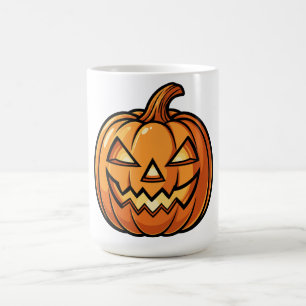 Mug Gros plan Citrouille sculpté