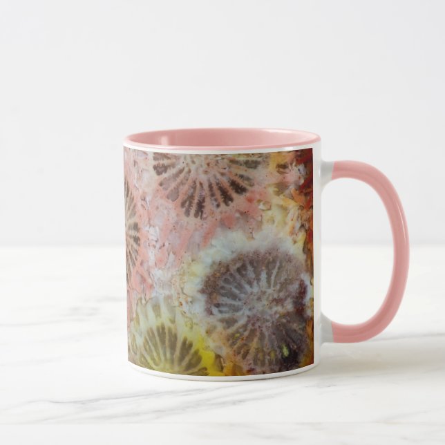 Mug Gros plan de corail rose (Droite)