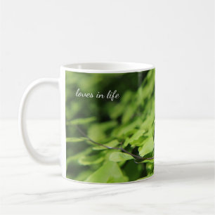 Mug Gros plan de la Ferne à cheveux de Maiden