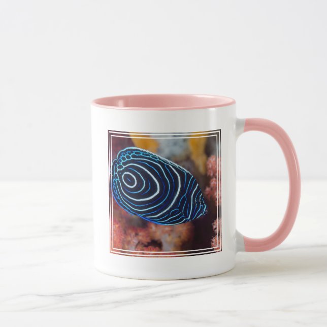 Mug Gros plan de poisson-ange empereur (Droite)