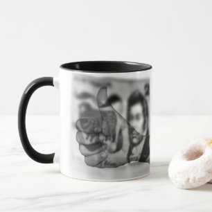 Mug Gros Pouces Pour L'Argent, Combo Café Mug.