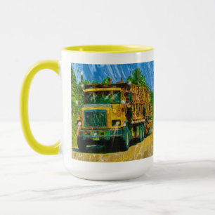 Mug Gros Rig, Véhicule De Transport Lourd, Camion