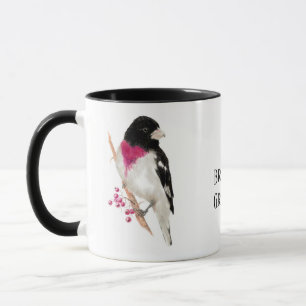 Mug Grosbeak, Oiseau, Nature, Mug, Breast rose