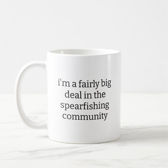 Mug Grosse Affaire Dans La Pêche Sous-Marine Drôle De  (Gauche)