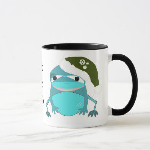 Mug Grosse grenouille de Noël amusante à dire