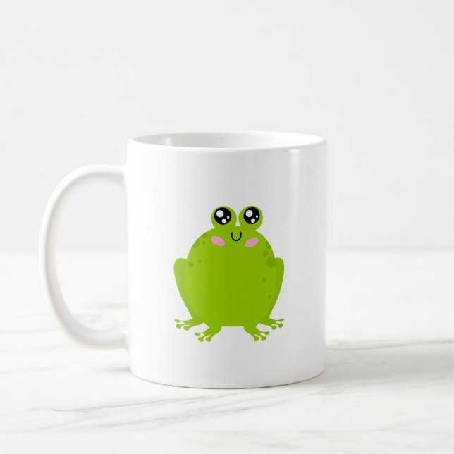 Mug Grosse grenouille mignonne (Gauche)