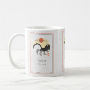 Mug Grosse vague du Cercle de Mouette "Je regarde vers