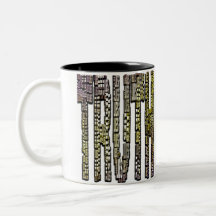 Mug Grosse Vérité Petits Mensonges Drôle Texte Pla