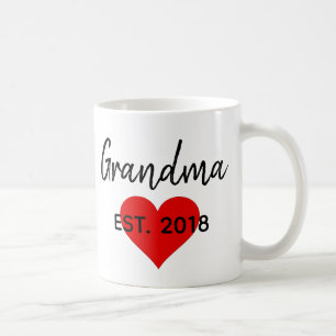 Mug Grossesse de coeur d'année établie nouvelle par