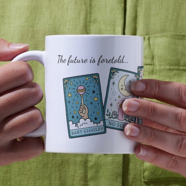 Mug Grossesse de Tarot Révélation de la petite fille p (Créateur téléchargé)