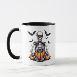 Mug Grossesse éffrayante de squelette enceinte d'Hallo