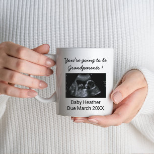 Mug Grossesse surprise Révéler Sonogramme Grand-parent