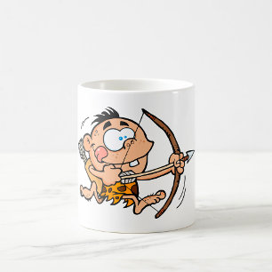 Mug Grotte Garçon Avec Bow Et Flèche