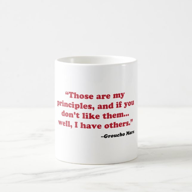 Mug Groucho Marx - principes (Centre)