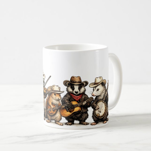 Mug Groupe d'animaux , Drôles d'animaux de forêt jouan (Devant droit)