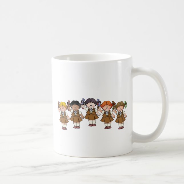 Mug Groupe de "brownie" (Droite)