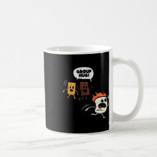 Mug Groupe de camping câlin smores drôle marshmallow h