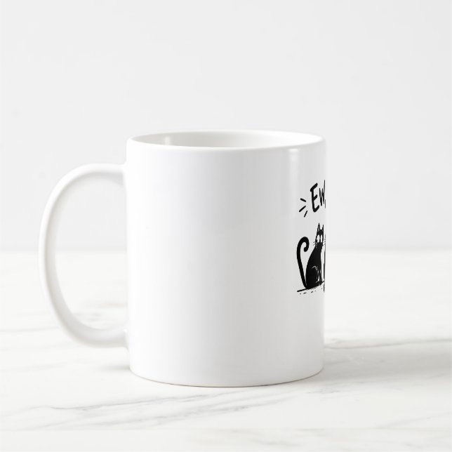 Mug Groupe de chats drôles Design de félin mignon (Gauche)