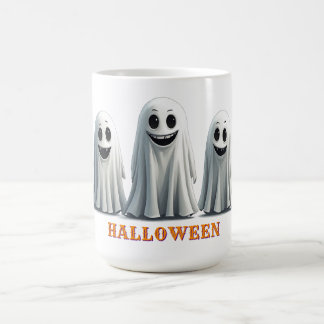 Mug Groupe de fantômes de dessin animé sympathiques po