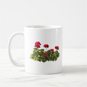 Mug Groupe de géraniums rouges