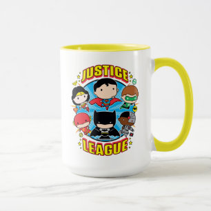 Mug Groupe de la Ligue de la justice de Chibi