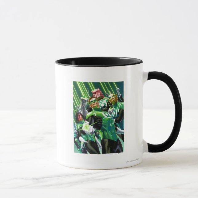 Mug Groupe de Lanternes Vertes (Droite)