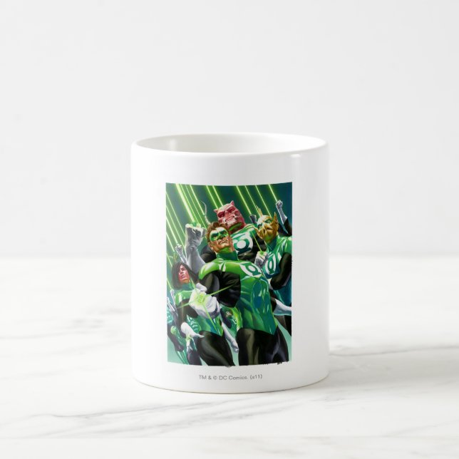 Mug Groupe de Lanternes Vertes (Centre)