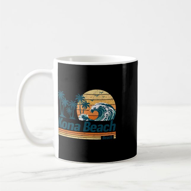 Mug Groupe de plage de Kona pour les vacances d'été en (Gauche)