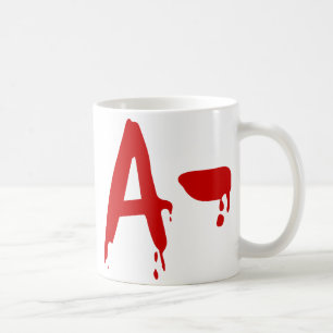 Mug Groupe sanguin un hôpital négatif de #Horror
