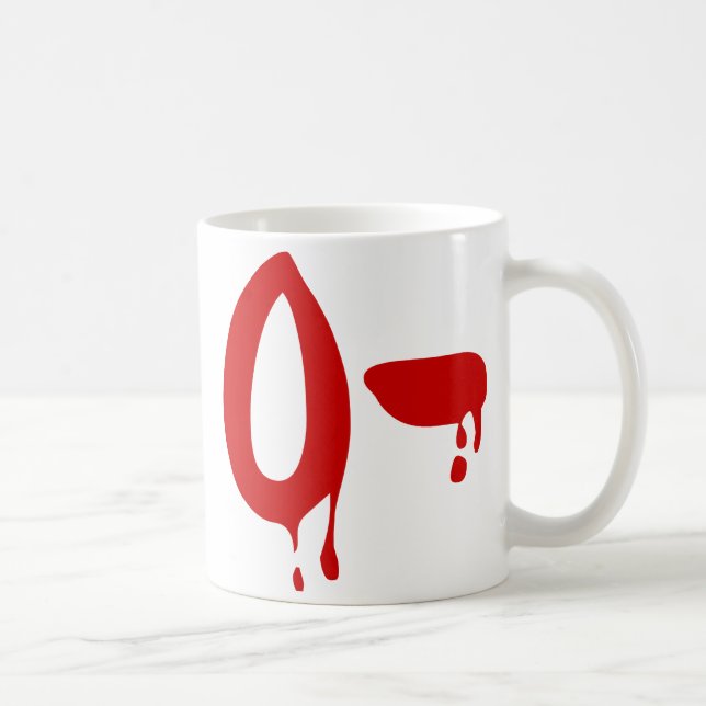 Mug Groupe Sanitaire O- Hôpital Négatif #Horror (Droite)