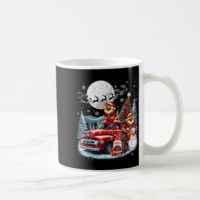 Mug Groupe Xmas Gnome Snowman Père Noël Chow Chows Sur (Droite)