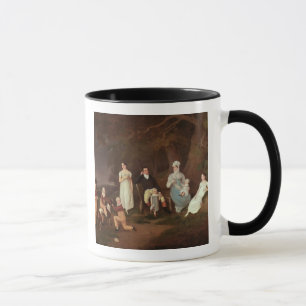 Mug Groupez le portrait d'un châtelain, de son épouse