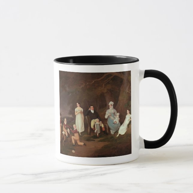 Mug Groupez le portrait d'un châtelain, de son épouse (Droite)