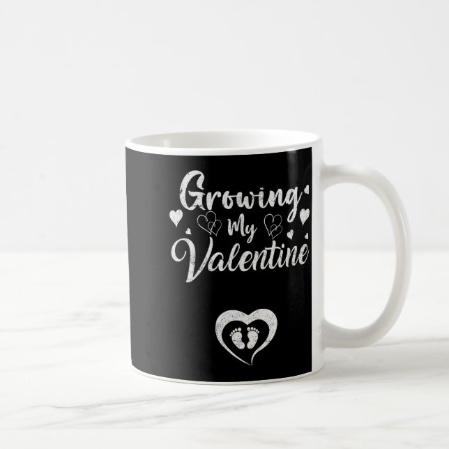 Mug Growing My Valentine Pregnancy New Mom Valentines  (Droite)