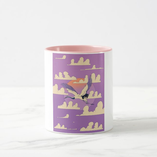 Mug Grue asiatique rose (Centre)