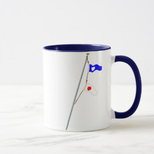 Mug Grue de drapeau de signal nautique du numéro 21