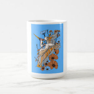 Mug Grue japonaise Manga oiseau
