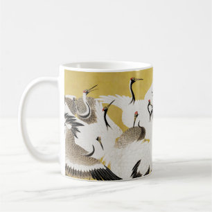 Mug Grues Japonaises Vintage Oiseau Classique