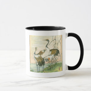 Mug Grues orientales au bord de l'eau