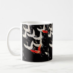 Mug Grues volantes : Japonais Bird Kimono Art