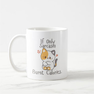 Mug Grumpy Cat Energy - Le sarcasme ne brûle pas les c
