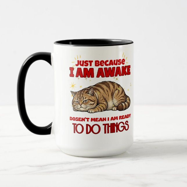 Mug Grumpy Cat Sarcastic Quote (Gauche)