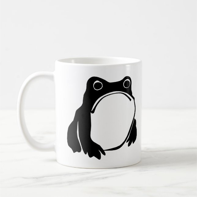Mug Grumpy Frog dessin art japonais par Matsumoto Hoji (Gauche)