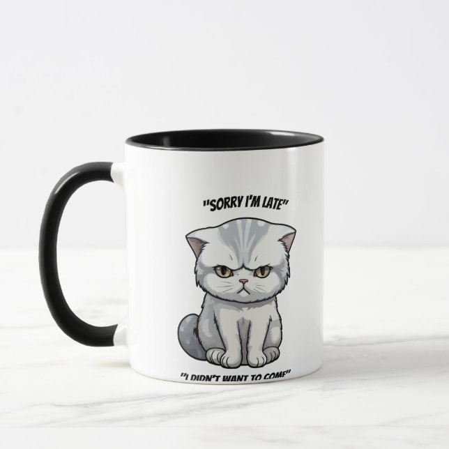 Mug Grumpy Introduction Cat (Gauche)