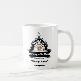 Mug Grumpy Old Man Club Amusant "Over the Hill"