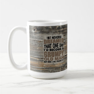 Mug Grumpy Vieux Homme Humour Mug, Don pour papa